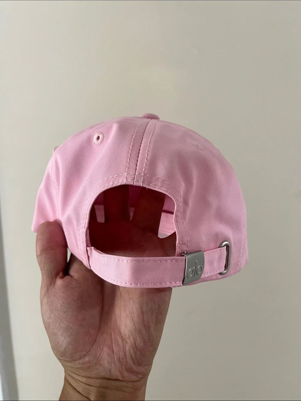 ALO Yoga Pink Logo Baseball Cap